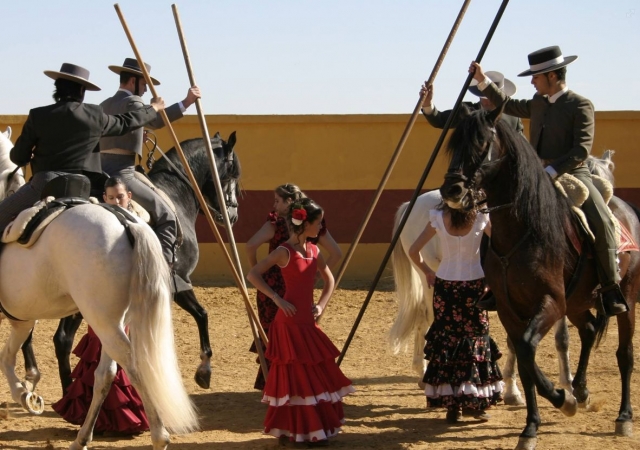  Event with horses and dancers 
